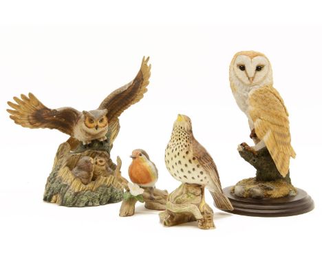 A collection of ceramic birds, to include Beswick, Country Artists, Leonardo, Poole and similar