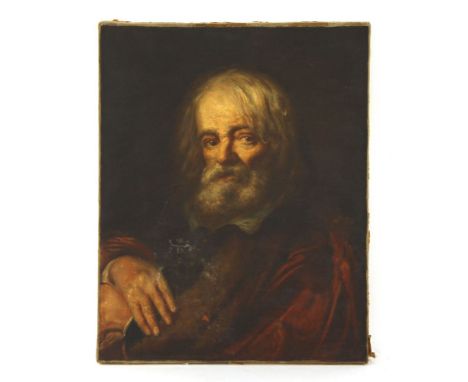 Giovanni (?)PORTRAIT OF A BEARDED MANIndistinctly signed l.r., and dated '97 verso, oil on canvas63 x 49cm, unframed