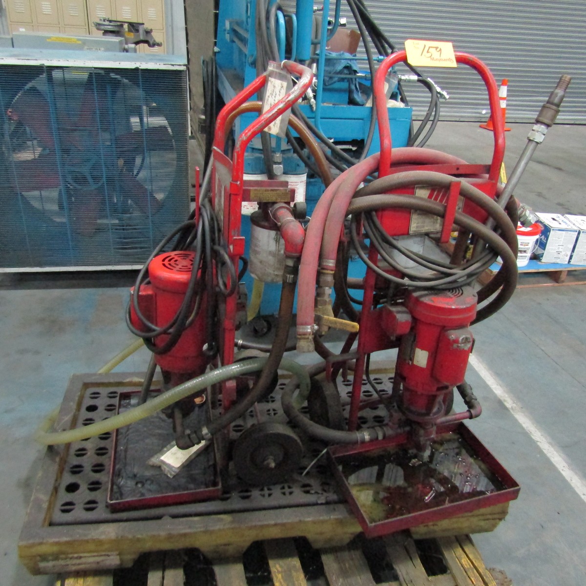 MI Hydraulic Pump Carts 1 Hp, 10 GPM, 20 PSI