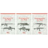 Konvolut von 3 Büchern, Sturmgewehre der Welt Band I, II & III