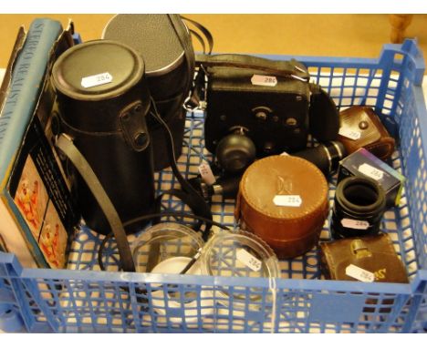 A Pathescope H camera, lenses, etc.