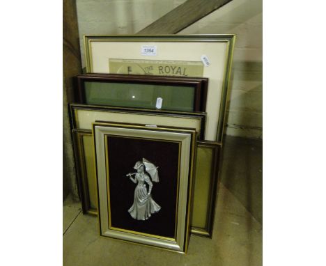H M Bateman,coloured print, The Cocktail King, French prints, engravings, etc.