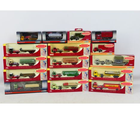 Corgi - Lledo - Trackside - 16 boxed Trackside models, including Limited Editions AEC Mammoth with flatbed trailer and brick 