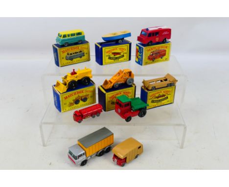 Matchbox by Lesney - ten diecast models comprising six Boxed models, Thames Estate Car # 70, Atlantic Trailer # 16, Hydraulic