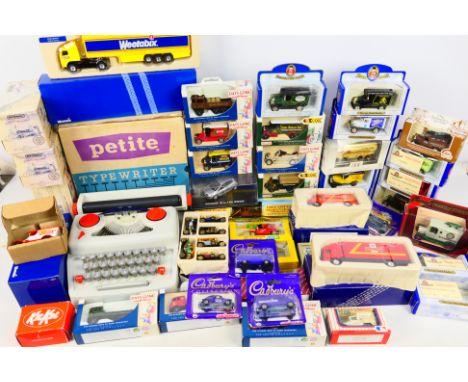 Oxford - Corgi - Matchbox - Lledo - Playcraft - An assortment of 28 boxed diecast vehicles to include #59518 Articulated Volv