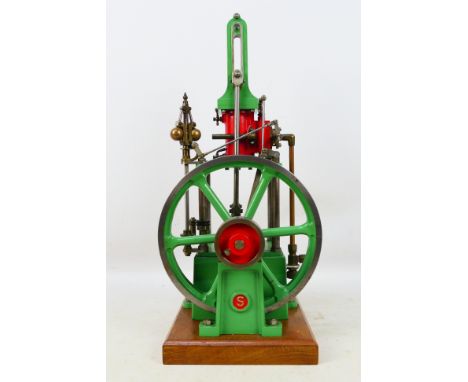 Stuart Models - A 'James Coombes Table Engine built by J. Sears in 1989. With single cylinder, 1 inch bore x 2 inch stroke; e