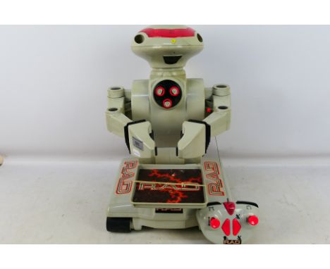 Toymax - A large unboxed Toymax RAD Robot. Approximately 50 cm tall. and appears in Good condition with controller, no batter