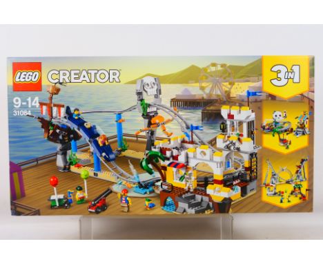 Lego - Lego Creator 3 in 1 Pirate roller coaster. Item appears to be in very good to excellent box with minor storage wear, a