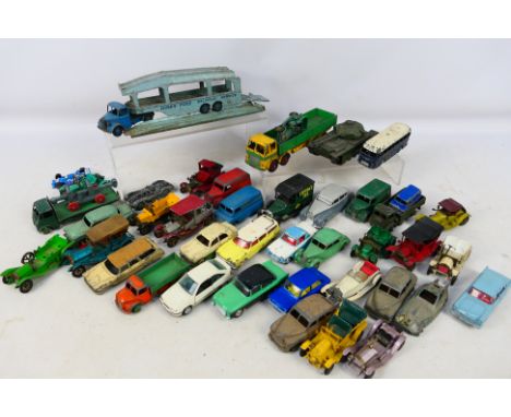 Dinky - Corgi - Lone Star - Matchbox - A collection of unboxed vehicles including Leyland Octopus # 934, Humber Hawk # 165, G