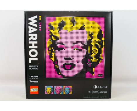 Lego - Lego Art Any Warhol's Marilyn Monroe 31197. Item appears to be in very good plus to excellent sealed box with slight s