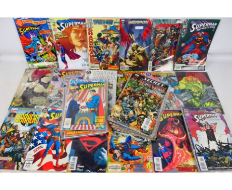 Marvel - DC - A collection of bronze age and modern age comics including Superman And Firestorm. Dr Strange, Wonder Woman, Th