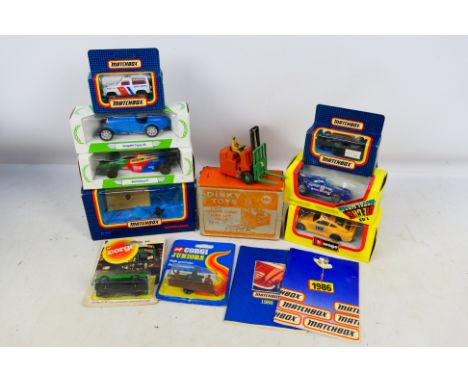 Dinky - Corgi - Burago - Matchbox - A small assortment of diecast items to include #14c Coventry Climax Fork Lift Truck; item