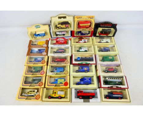 Lledo - 30 boxed diecast vehicles to include #13048 1934 Model A Ford Van 'Hamleys', #62002 1935 Ford Articulated Tanker 'Fin