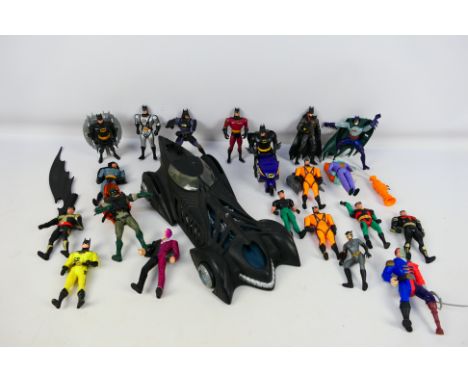 Kenner - DC - An assortment of 20 Batman action figures to include various Batman figure in different outfits, Two-face, The 