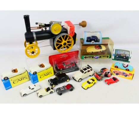 Mamod - Corgi - Cararama - Oxford - Others - An unboxed live steam traction engine. Item comes with coal tray, steering rod a