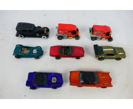 Hot Wheels - Redlines - A group of vintage Hot Wheels including Redlines Custom Eldorado, Mighty Maverick, Custom Firebird, P