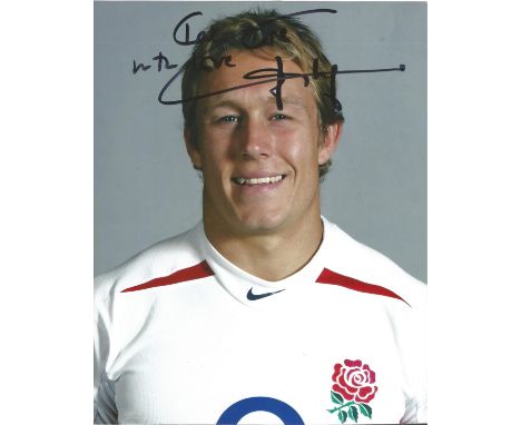 Rugby Union Jonny Wilkinson 10x8 signed colour photo pictured in England kit. Jonathan Peter Wilkinson, CBE born 25 May 1979 