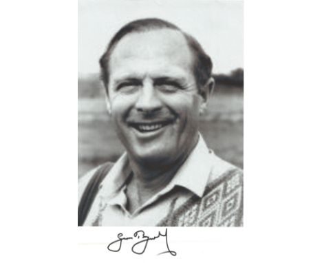 Cricket Geoffrey Boycott 10x8 signed b/w photo. Geoffrey Boycott OBE born 21 October 1940 is a former Yorkshire and England c