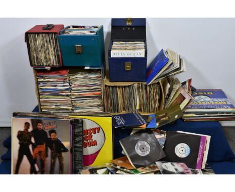 a collection of over 700 7" singles from the 1950's to the 1980's covering most musical genres. Collection contains Beatles, 