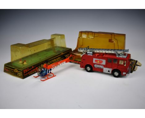 Dinky - Two boxed Emergency models comprising of 1969-79, Merryweather Marquis Fire Tender (285), red body, escape ladder, wo