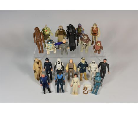 A small collection of vintage Star Wars figures (21) 