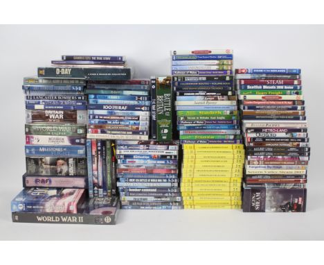 Duke - B&amp;R - A collection of 63 x Railway related cased DVDs and 56 x Military related DVDs both singles and some boxed s