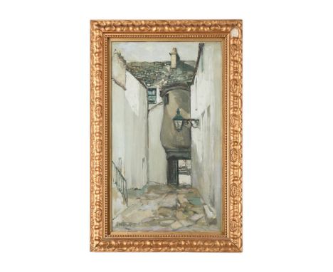 ARTHUR MACDONALD (BRITISH FL. 1868-1903)VIEW THROUGH THE PASSAGEWAY Oil on canvasSigned (lower left)62 x 36.5cm (24¼ x 14¼ in