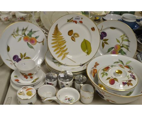 Royal Worcester dinnerware including, Evesham tureen, large bowl, etc