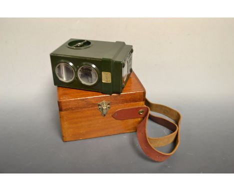 A Skymaster Ghost Pigeon Racing clock, serial No B089, cased
