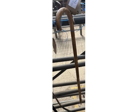 Horse measuring walking stick. This lot carries VAT.