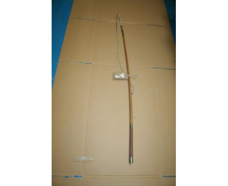 Driving whip with leather handpart