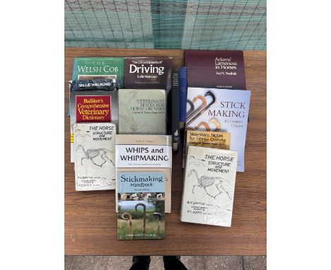 The Welsh Cob by Lynne Davis; Breaking a Horse of Harness, A Step by Step Guide by Sallie Walrond; The Encyclopaedia of Drivi