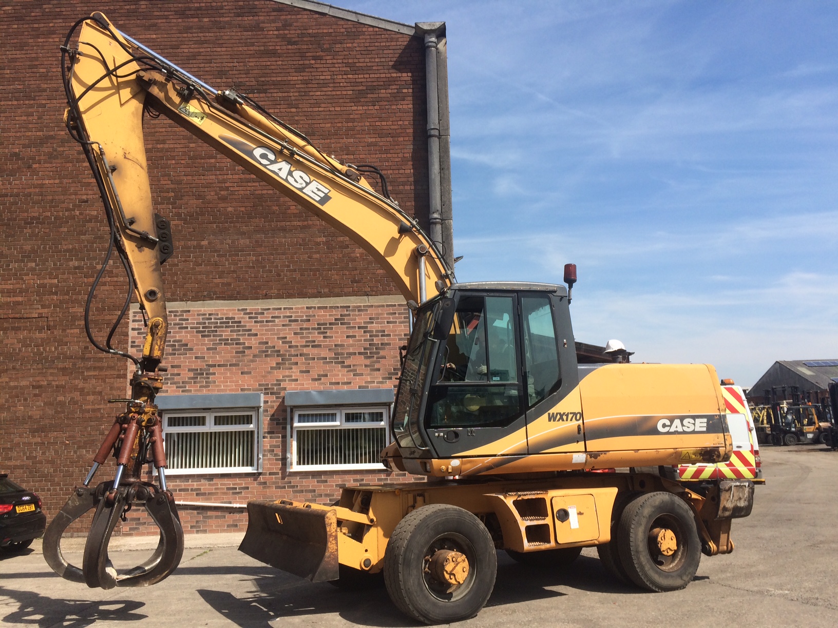 2003 CASE WX170 Wheeled Excavator Rubber Duck Appraisal Sold As Seen