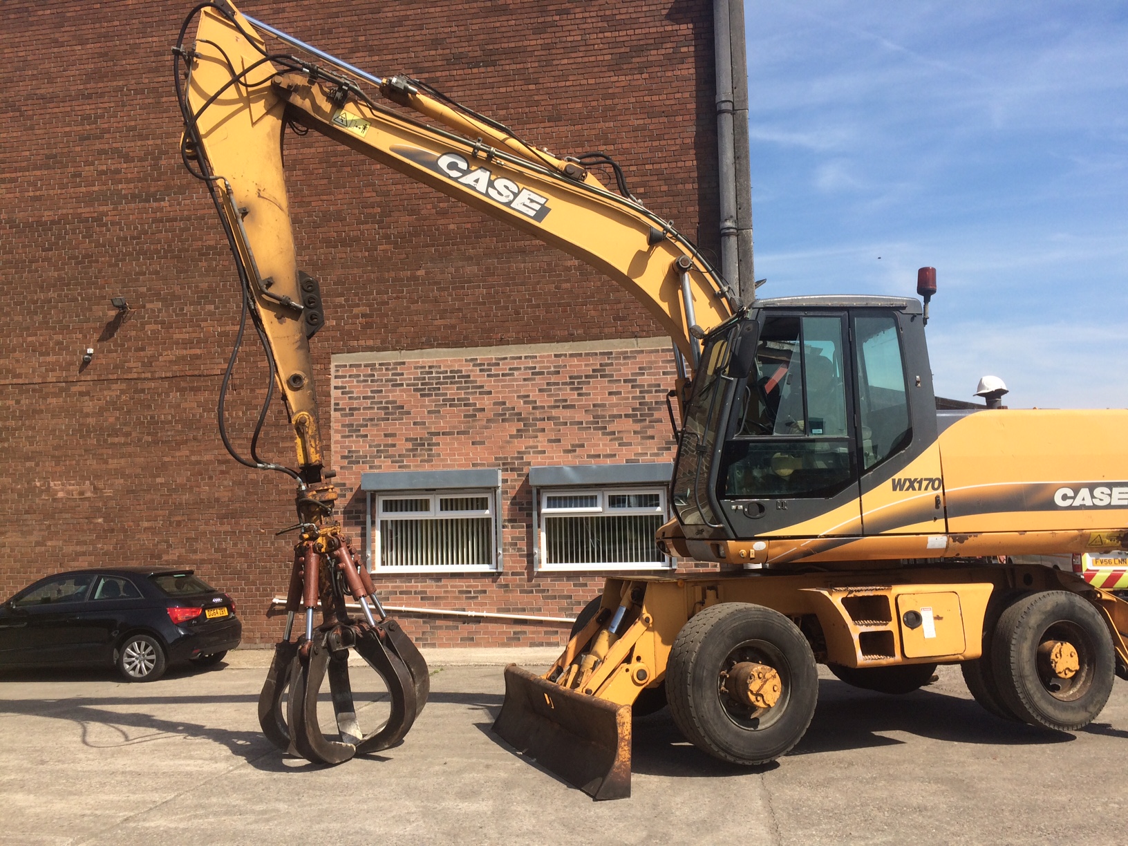 2003 CASE WX170 Wheeled Excavator Rubber Duck Appraisal Sold As Seen