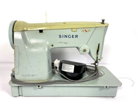 A vintage Singer sewing machine