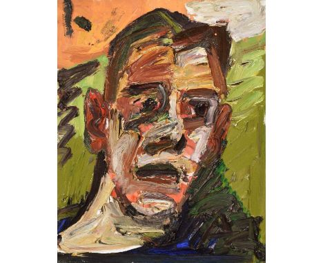 Adrian Johnson (British 1960-) Male portrait Unsigned, oil on canvas.50.5 x 40.5cmArtists’ Resale Right (“droit de suite”) ma