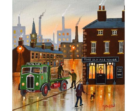 Mal Burton (British 20th/21st century) "The Draymen" Signed, titled and dated 2024 on certificate of authenticity attached ve