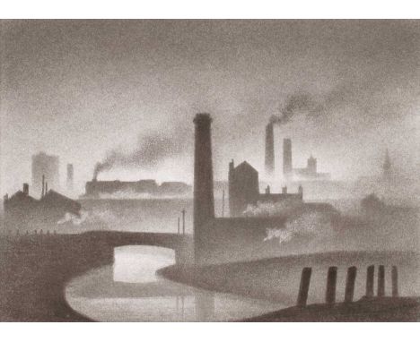 Trevor Grimshaw (British 1947-2001) Northern cityscape Signed, graphite.14.5 x 20.5cm (framed 31.5 x 37cm)Artists’ Resale Rig