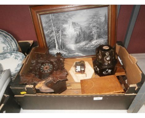 box inc cuckoo clock and dispenser for restoration etc