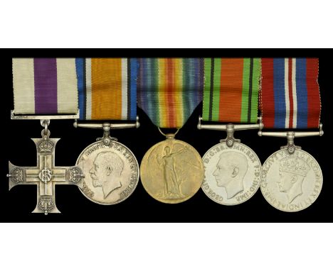 A Great War ‘Western Front’ M.C. group of five awarded to Major P. K. Doyle, Leinster Regiment, later East Surrey Regiment, w
