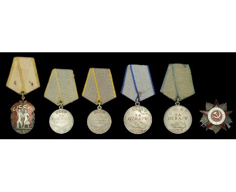 Union of Soviet Socialist Republics, Order of the Patriotic War, 2nd Class, silver and enamel, reverse officially numbered ‘9