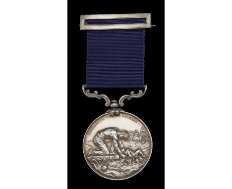 Liverpool Shipwreck and Humane Society, Marine Medal, 3rd type, silver (Captain John Farmer. Ship “Kilmorey” [sic] for rescue