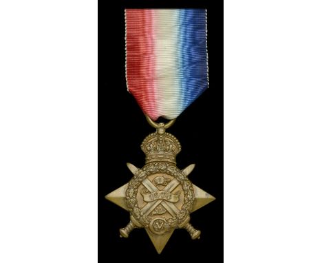 1914 Star (9028 Dmr: J. Kilgannon. 1/Devon: R.) good very fine £100-£140  ---  John Kilgannon was born in Devonport in 1882, 