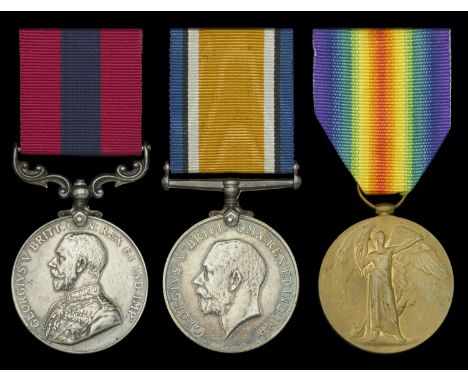 A Great War ‘Hindenburg Line, September 1918’ D.C.M. group of three awarded to Sergeant N. Wood, 2/4th Battalion, West Riding