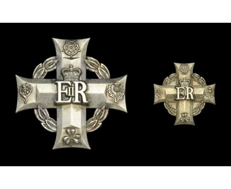 Elizabeth Cross, E.II.R. (Pte J M Winter R Irish 24763004); together with the related miniature badge, in fitted case of issu