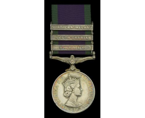 The General Service Medal awarded to Driver D. N. Henderson, 55 Air Despatch, Royal Army Service Corps, later Royal Corps of 