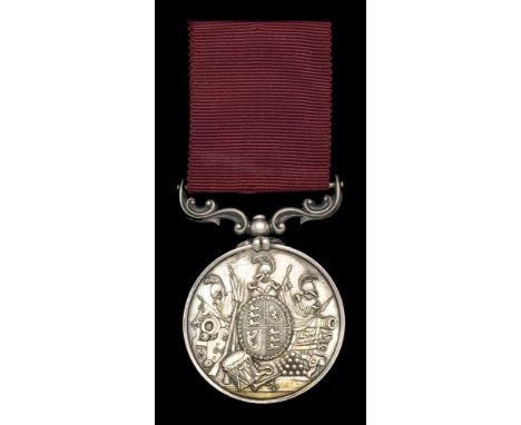 Army L.S. & G.C., V.R., 3rd issue, small letter reverse (Colr. Serjt. George Spalding, R.E.) engraved naming, lacquered, good