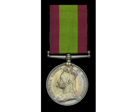 Afghanistan 1878-80, no clasp (1094 Pte. R. Gibbs, 10th Rl. Hussars) toned, good very fine £120-£160  ---  Robert Gibbs was b