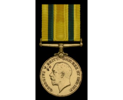 Territorial Force War Medal 1914-19 (1290 Pte. C. Perkin. Devon. R.) lacquered, nearly very fine £80-£100 --- Importation Dut