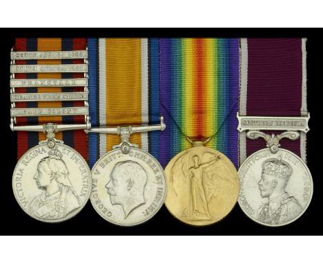 A rare ‘Southern Rhodesia’ long service group of four awarded to Constable A. F. Clegg, British South Africa Police, late Rho